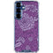 Radiant Orchid Floral Galaxy S25 Clear Case